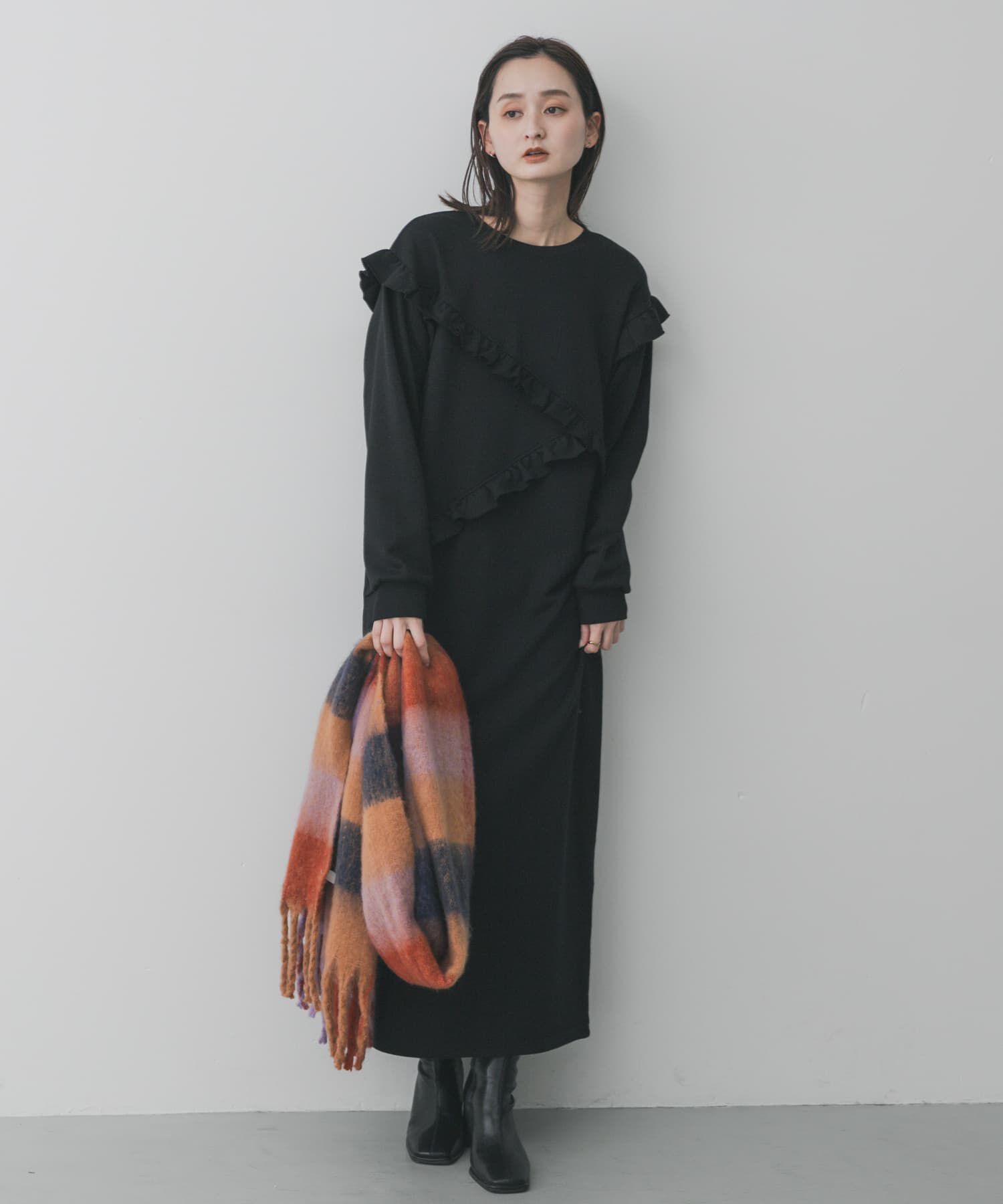 SENSE OF PLACE by URBAN RESEARCH「フリルカットワンピース」|ワンピース|