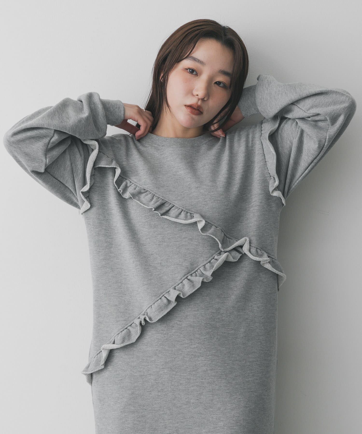 SENSE OF PLACE by URBAN RESEARCH「フリルカットワンピース」|ワンピース|