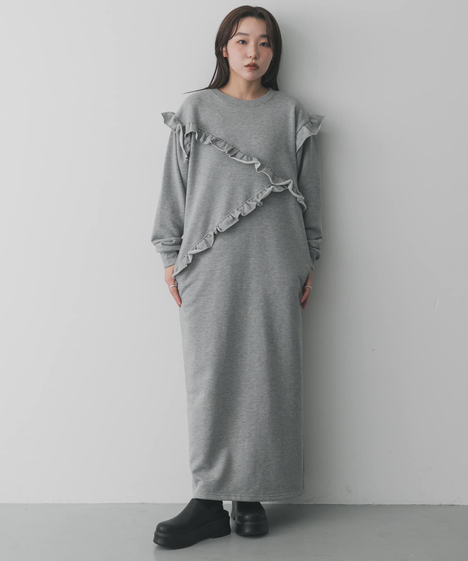 SENSE OF PLACE by URBAN RESEARCH「フリルカットワンピース」|ワンピース|