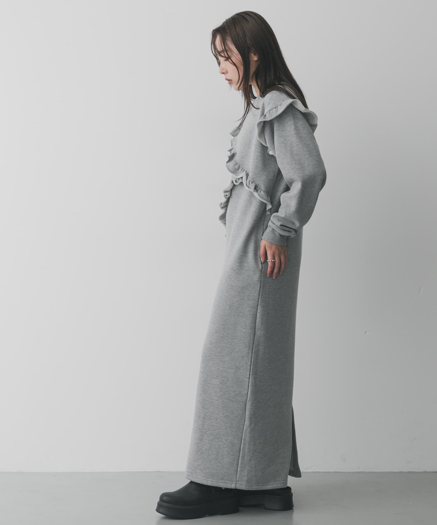 SENSE OF PLACE by URBAN RESEARCH「フリルカットワンピース」|ワンピース|