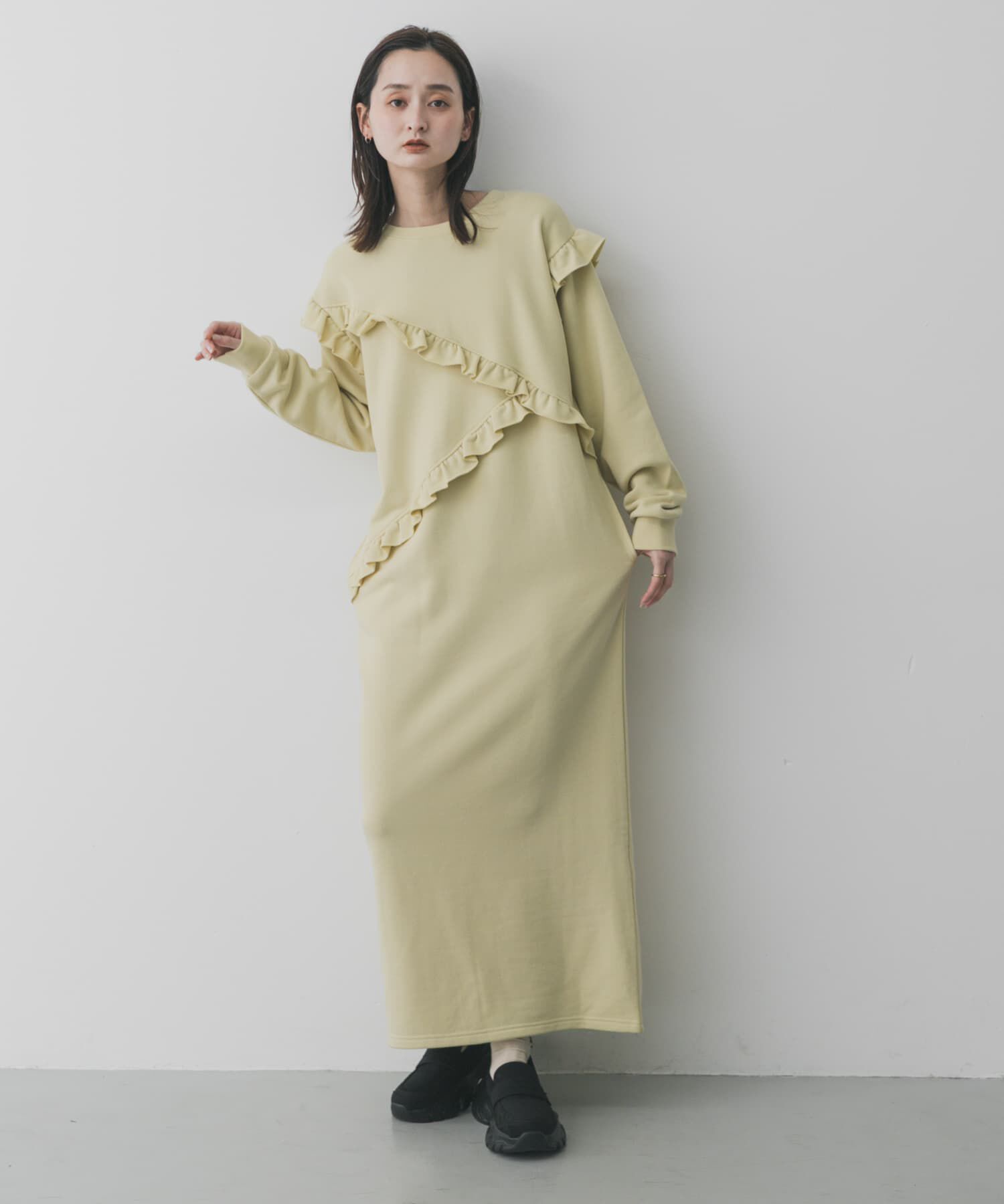 SENSE OF PLACE by URBAN RESEARCH「フリルカットワンピース」|ワンピース|