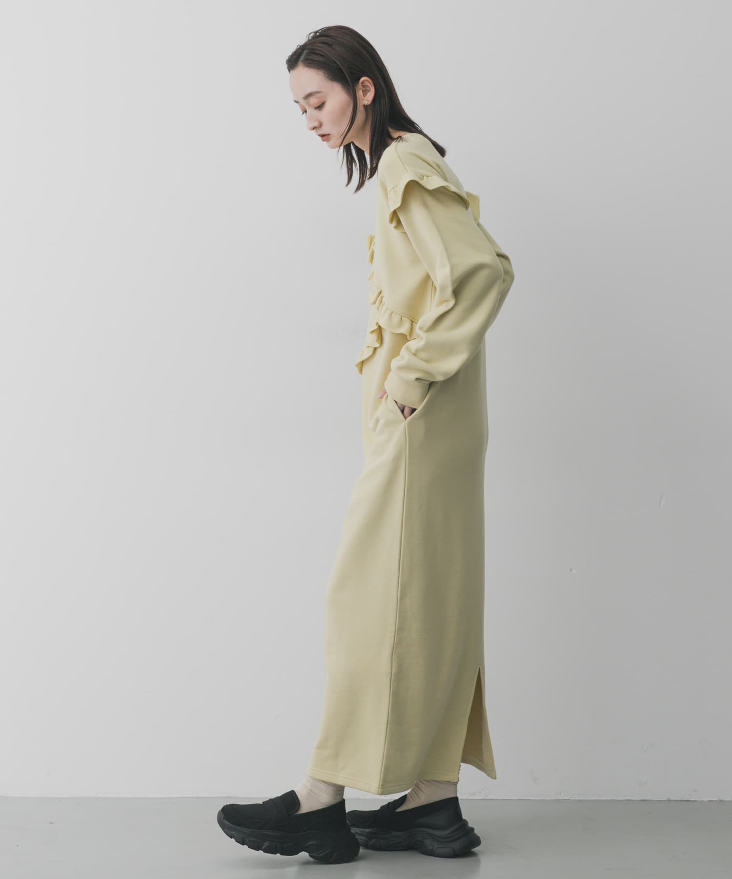 SENSE OF PLACE by URBAN RESEARCH「フリルカットワンピース」|ワンピース|