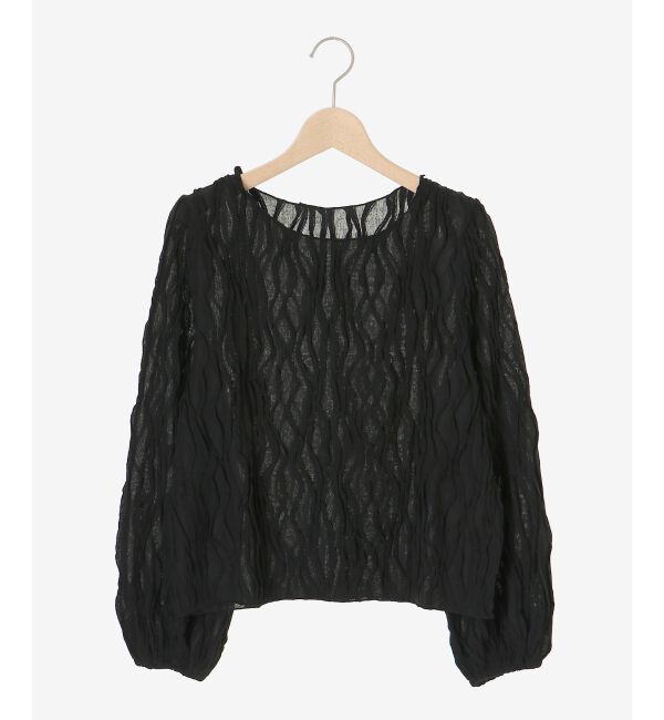 le.coeur blanc「ウェーブデザインカットソー」|Tシャツ・カットソー|