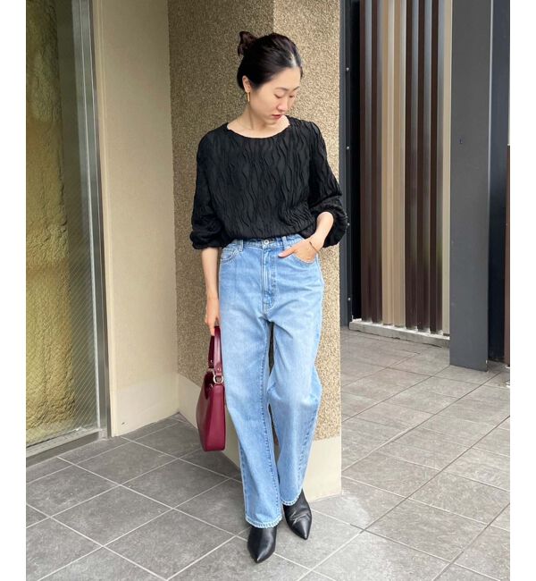 le.coeur blanc「ウェーブデザインカットソー」|Tシャツ・カットソー|