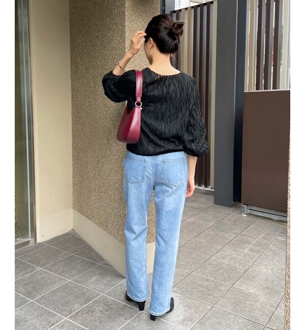 le.coeur blanc「ウェーブデザインカットソー」|Tシャツ・カットソー|