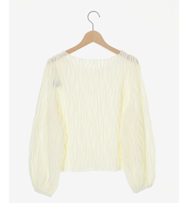 le.coeur blanc「ウェーブデザインカットソー」|Tシャツ・カットソー|