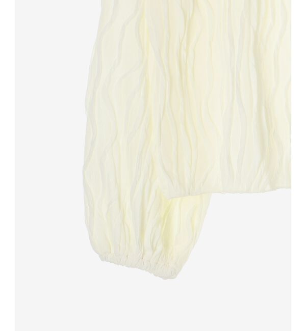 le.coeur blanc「ウェーブデザインカットソー」|Tシャツ・カットソー|