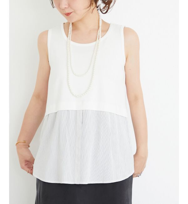  「ストライプレイヤータンク」|タンクトップ|