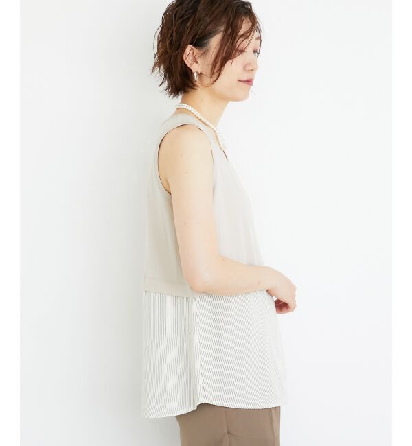  「ストライプレイヤータンク」|タンクトップ|