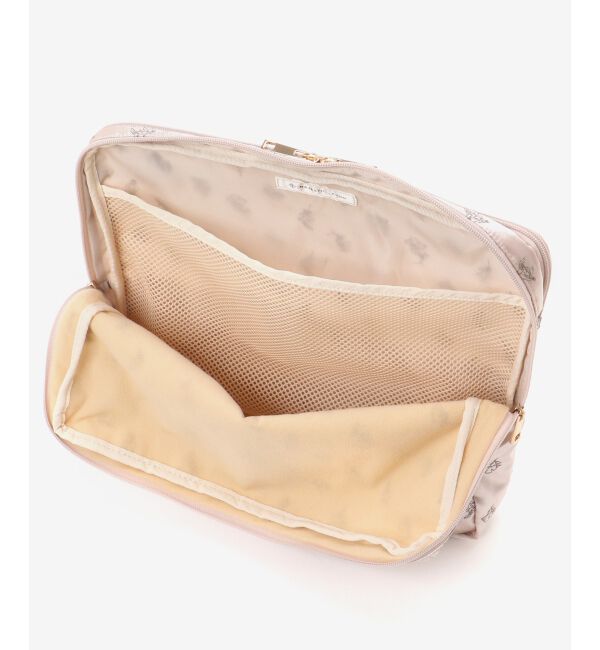 MAJESTICLEGON「サテンフローラルガジェットポーチ」|ポーチ|