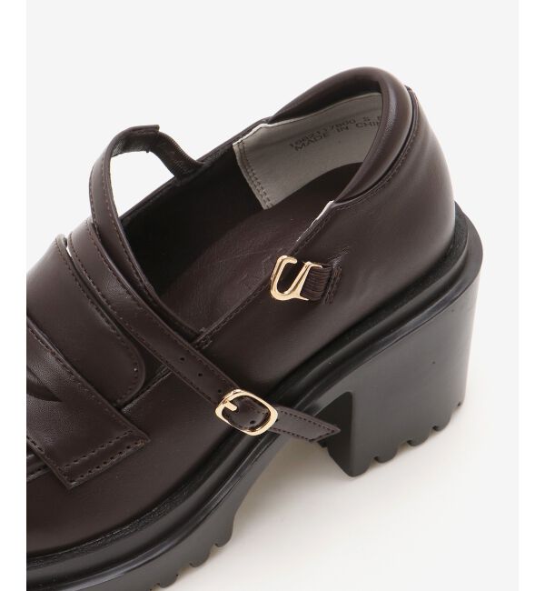  「取り外しリボンクロスローファー」|ローファー|