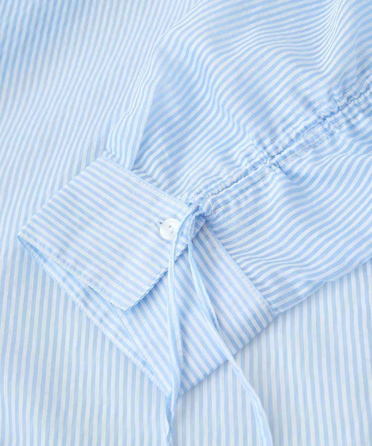 earth music&ecology「バックドロストシアーストライプオーバーシャツ」|シャツ・ブラウス|