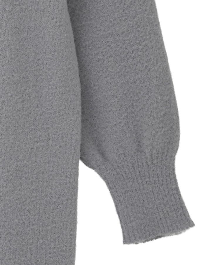 earth music&ecology「パウダーシャギーシャーリングニットミニワンピース」|ワンピース|