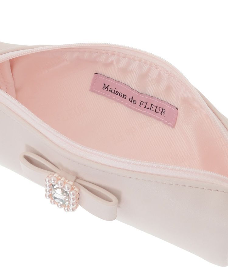 Maison de FLEUR「ピンクマニアロングポーチ」|ポーチ|