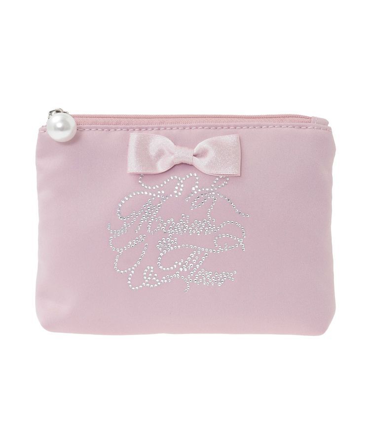 Maison de FLEUR「シャイニーリボンティッシュケース」|ポーチ|