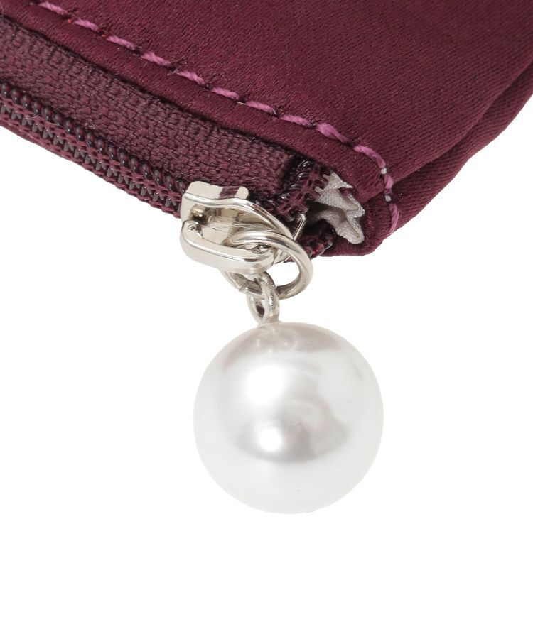 Maison de FLEUR「シャイニーリボンティッシュケース」|ポーチ|