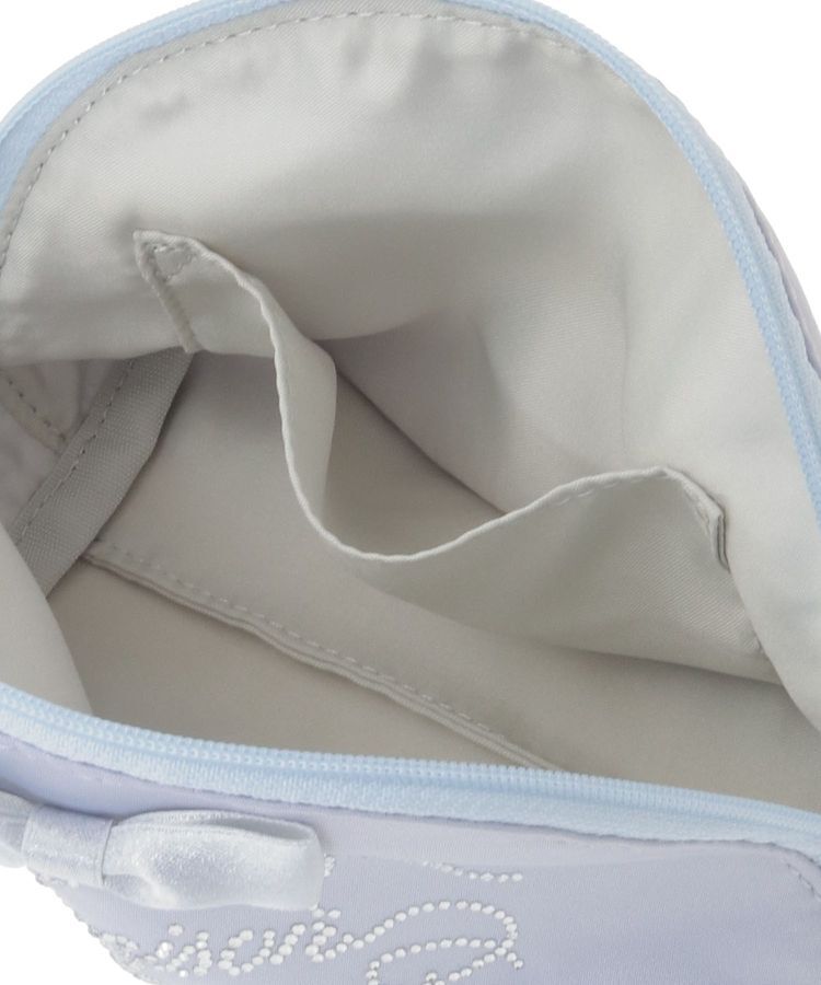 Maison de FLEUR「シャイニーリボンラウンドポーチ」|ポーチ|