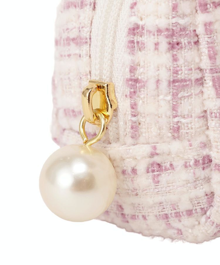 Maison de FLEUR「グログランリボンツイードロングポーチ」|ポーチ|