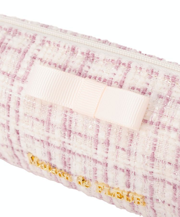 Maison de FLEUR「グログランリボンツイードロングポーチ」|ポーチ|