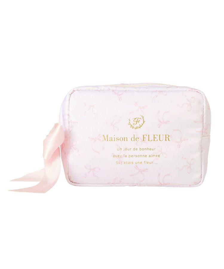 Maison de FLEUR「ブランドロゴマルチケース」|ポーチ|