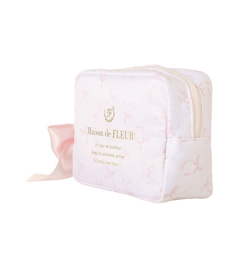 Maison de FLEUR「ブランドロゴマルチケース」|ポーチ|