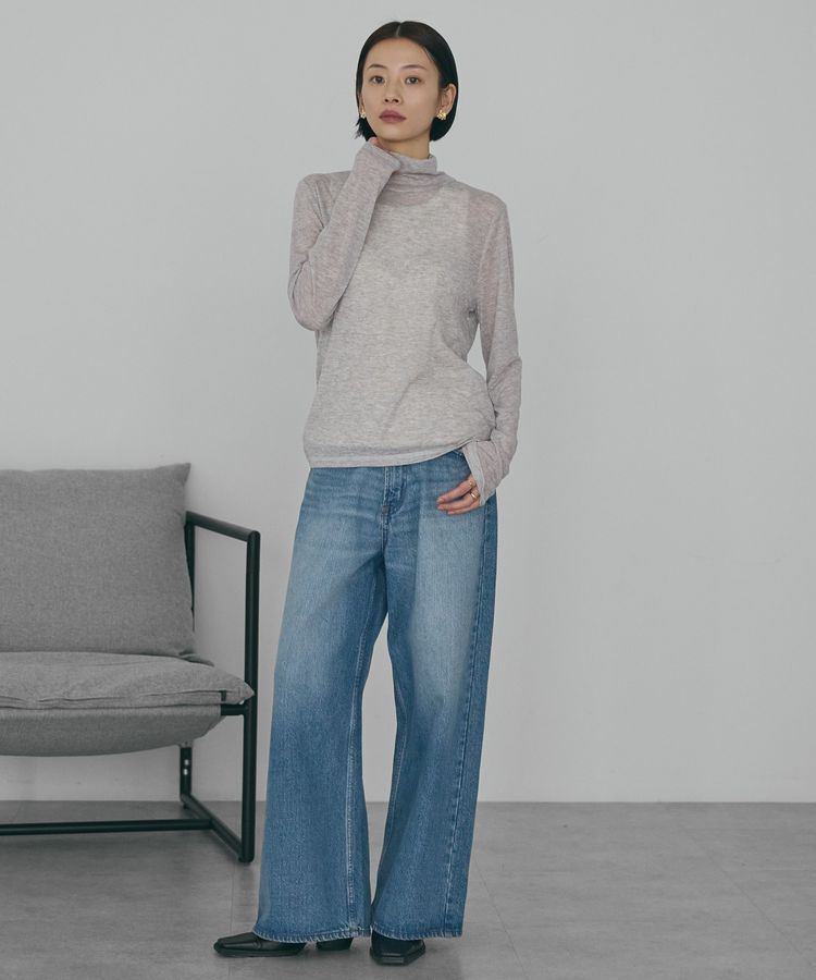 AMERICAN HOLIC「シアーテレコタートルネックプルオーバー」|Tシャツ・カットソー|