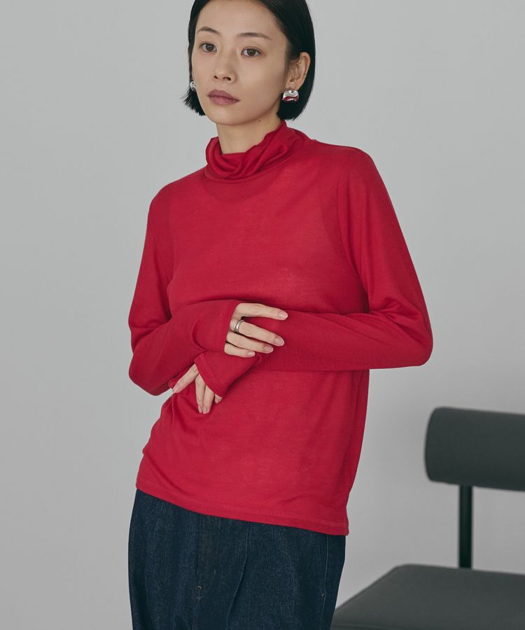 AMERICAN HOLIC「シアーテレコタートルネックプルオーバー」|Tシャツ・カットソー|