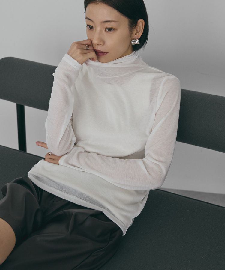 AMERICAN HOLIC「シアーテレコタートルネックプルオーバー」|Tシャツ・カットソー|