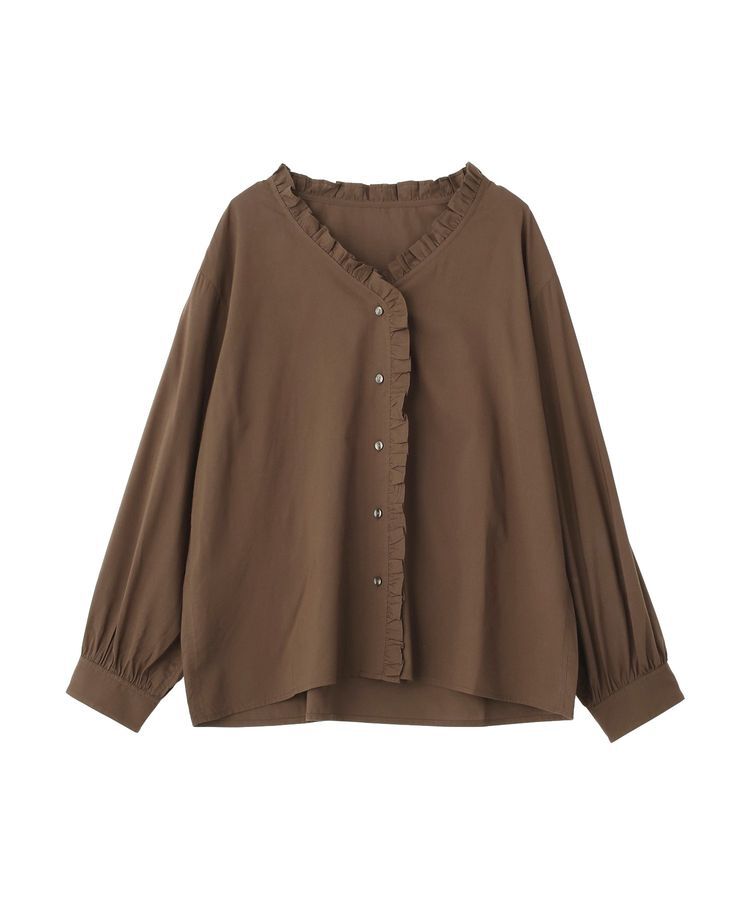 AMERICAN HOLIC「フリルVネックブラウス」|シャツ・ブラウス|