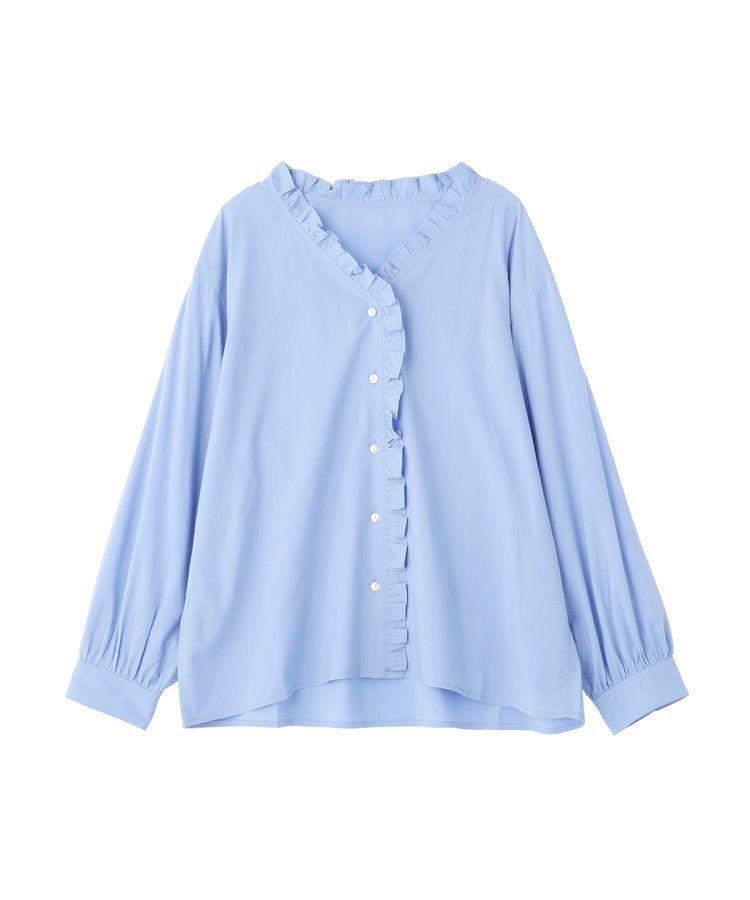 AMERICAN HOLIC「フリルVネックブラウス」|シャツ・ブラウス|