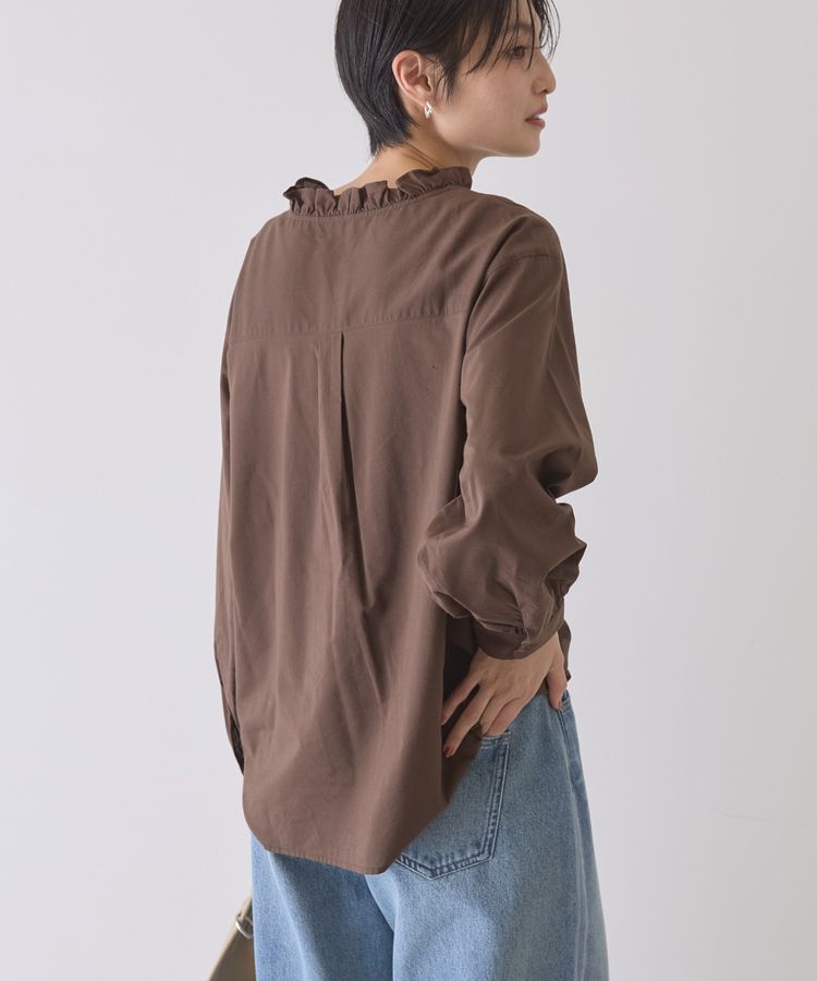 AMERICAN HOLIC「フリルVネックブラウス」|シャツ・ブラウス|