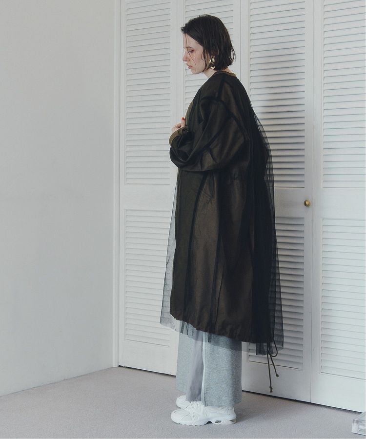 Editt by YECCA VECCA「2wayミリタリーコート」|ノーカラーコート|