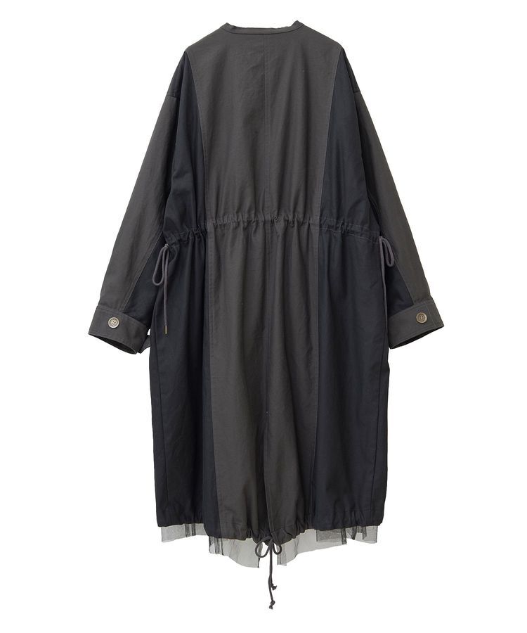 Editt by YECCA VECCA「2wayミリタリーコート」|ノーカラーコート|