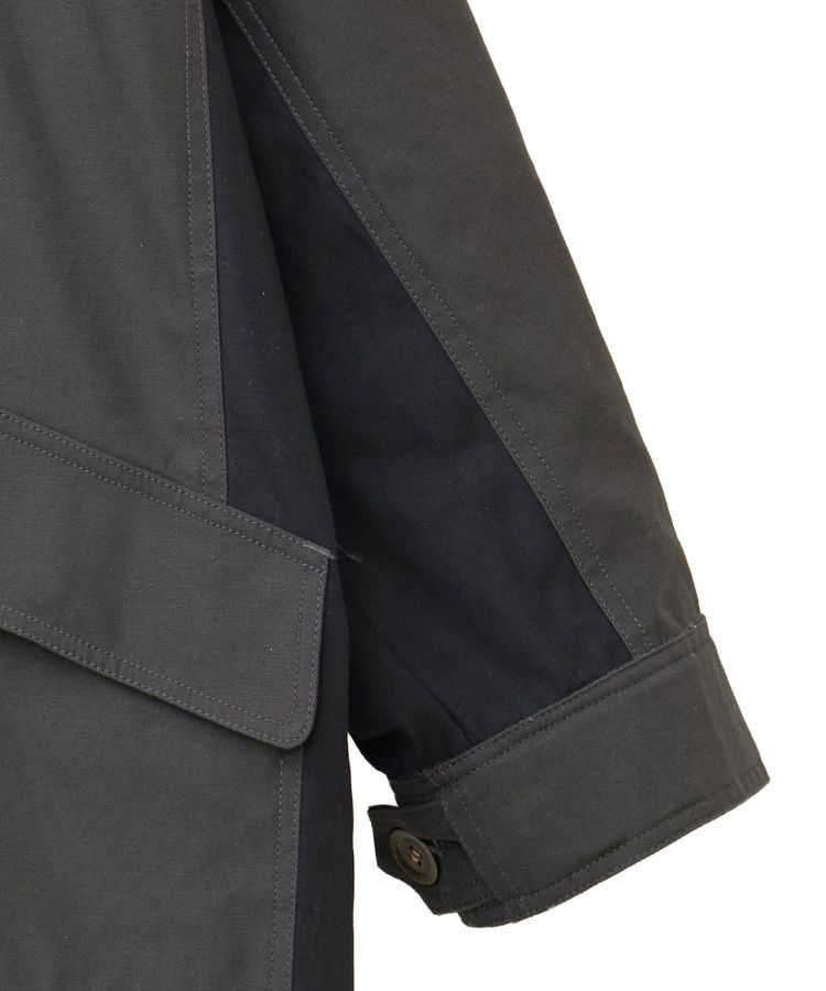 Editt by YECCA VECCA「2wayミリタリーコート」|ノーカラーコート|