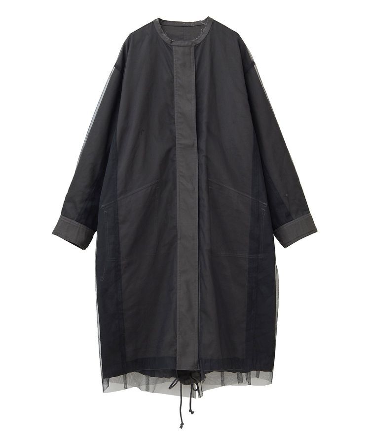 Editt by YECCA VECCA「2wayミリタリーコート」|ノーカラーコート|