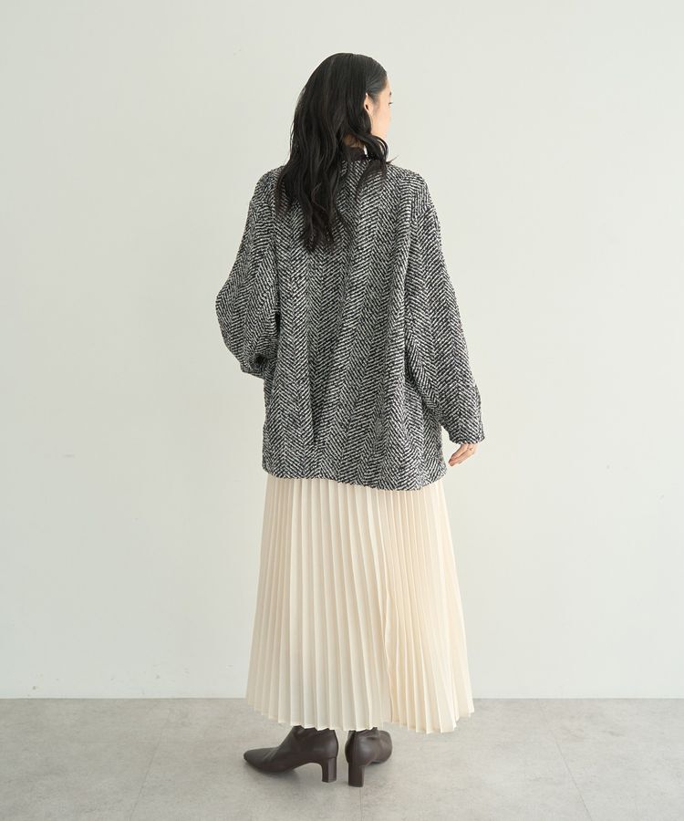 YECCA VECCA「サテンプリーツスカート」|スカート|