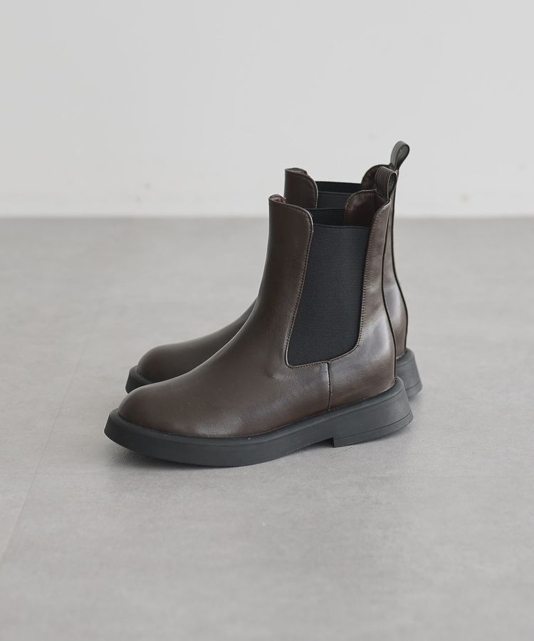 GARAGE OF GOOD CLOTHING「インヒールサイドゴアブーツ」|ショートブーツ|Brown