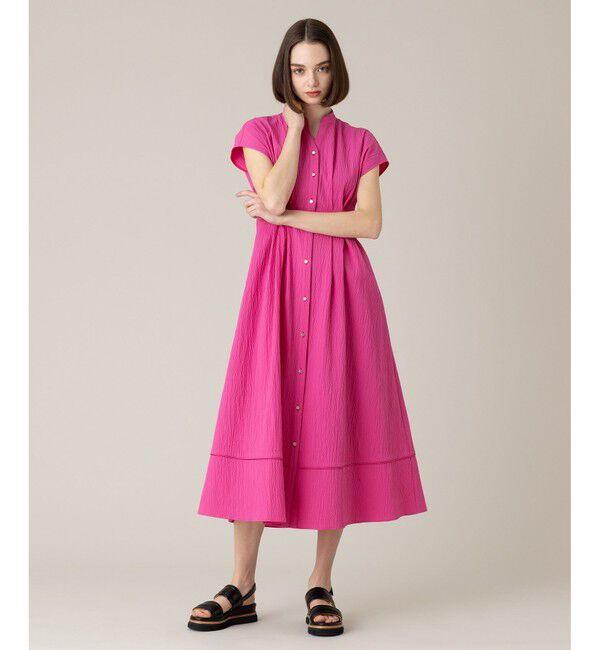 LOULOU WILLOUGHBY「【LOULOU WILLOUGHBY】リップルタックワンピース」|ワンピース|