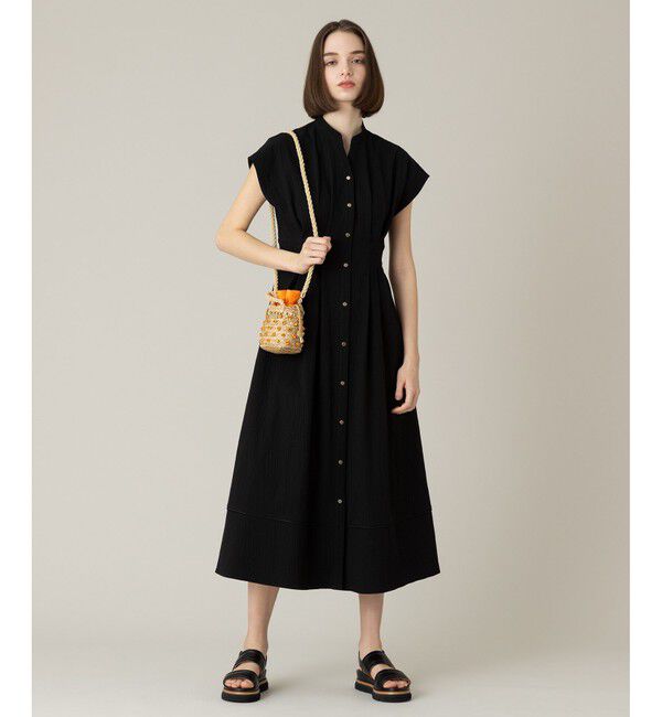 LOULOU WILLOUGHBY「【LOULOU WILLOUGHBY】リップルタックワンピース」|ワンピース|