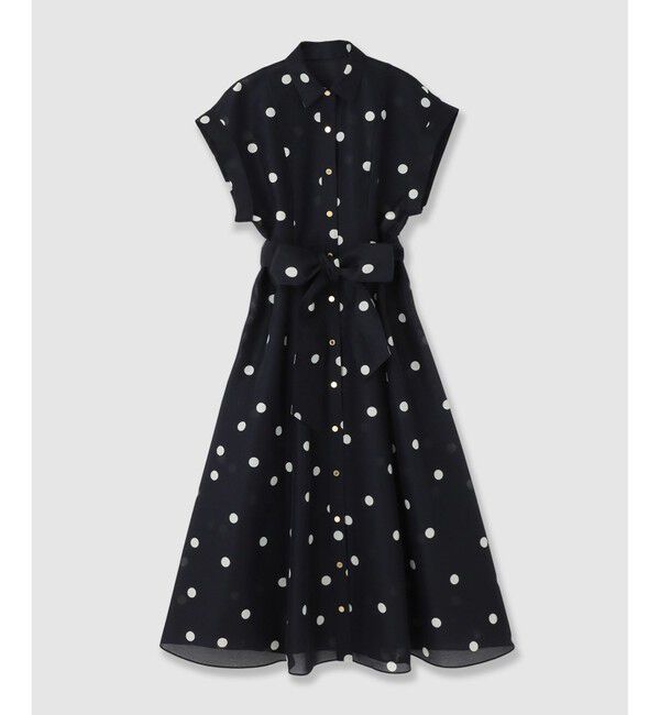 LOULOU WILLOUGHBY「【LOULOU WILLOUGHBY】オーガンドットワンピース」|ワンピース|