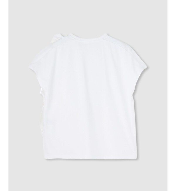 LOULOU WILLOUGHBY「【LOULOU WILLOUGHBY】ギャザーレイヤーTシャツ」|Tシャツ・カットソー|