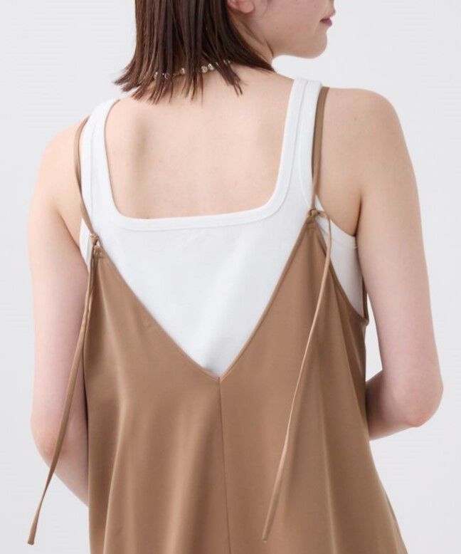 BABYLONE「2WAYフライスタンクトップ」|タンクトップ|