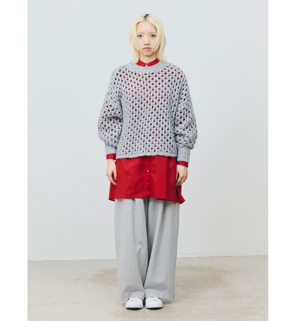 MARMARMAR「MARMARMAR シアーワイドシャツ」|シャツ・ブラウス|