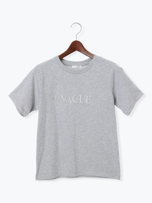 Te chichi「パール&刺繍ロゴスタンダードTシャツ」|Tシャツ・カットソー|