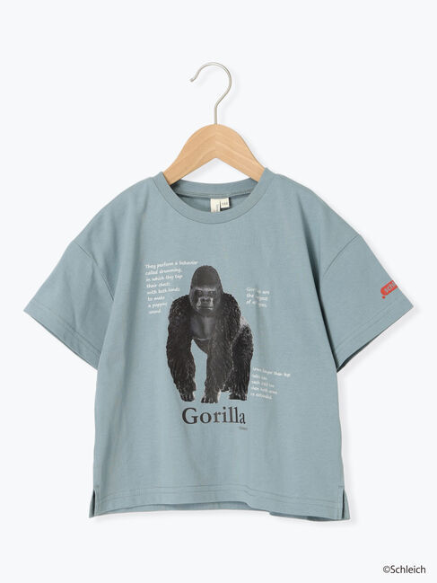 Samansa Mos2 Lagom「【schleich】アニマルアソートプリントT」|Tシャツ・カットソー|