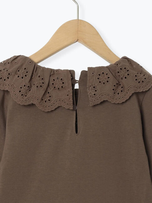 Samansa Mos2 Lagom「レース衿カットソー」|Tシャツ・カットソー|