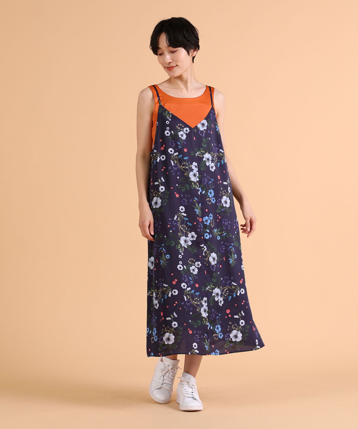 DAY by DAY it&rsquo;s international「サテン切り替えタンクトップ《スビン綿MIXフライス》」|タンクトップ|