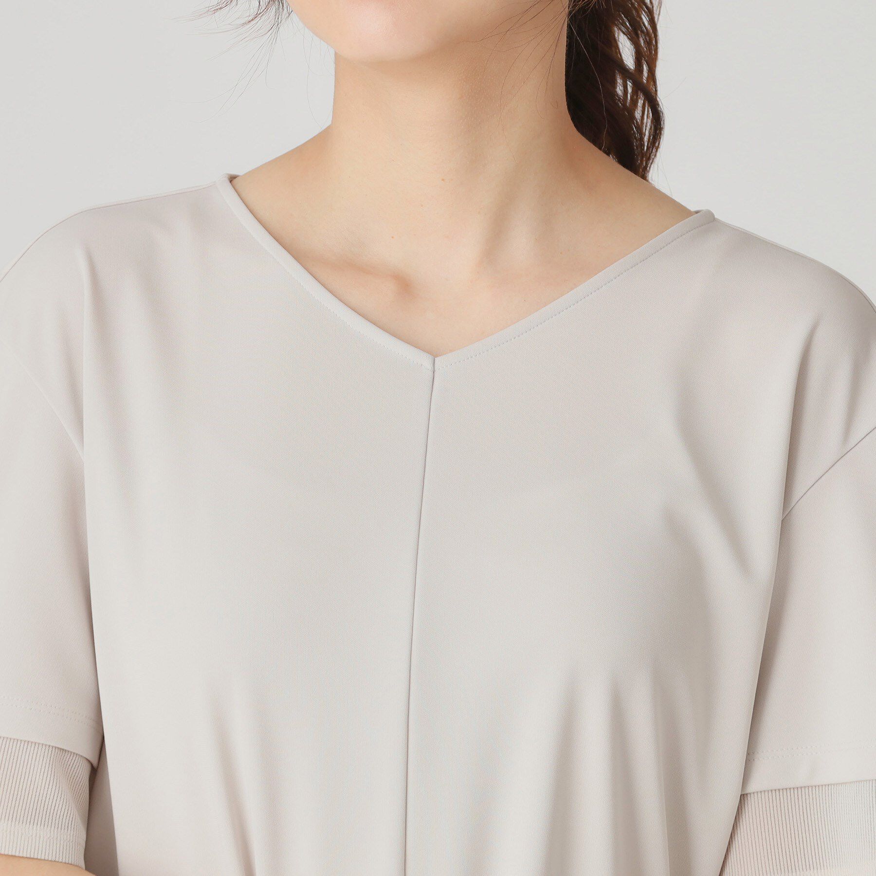 COUP DE CHANCE「【手洗い可】リラクシージャージトップス」|Tシャツ・カットソー|