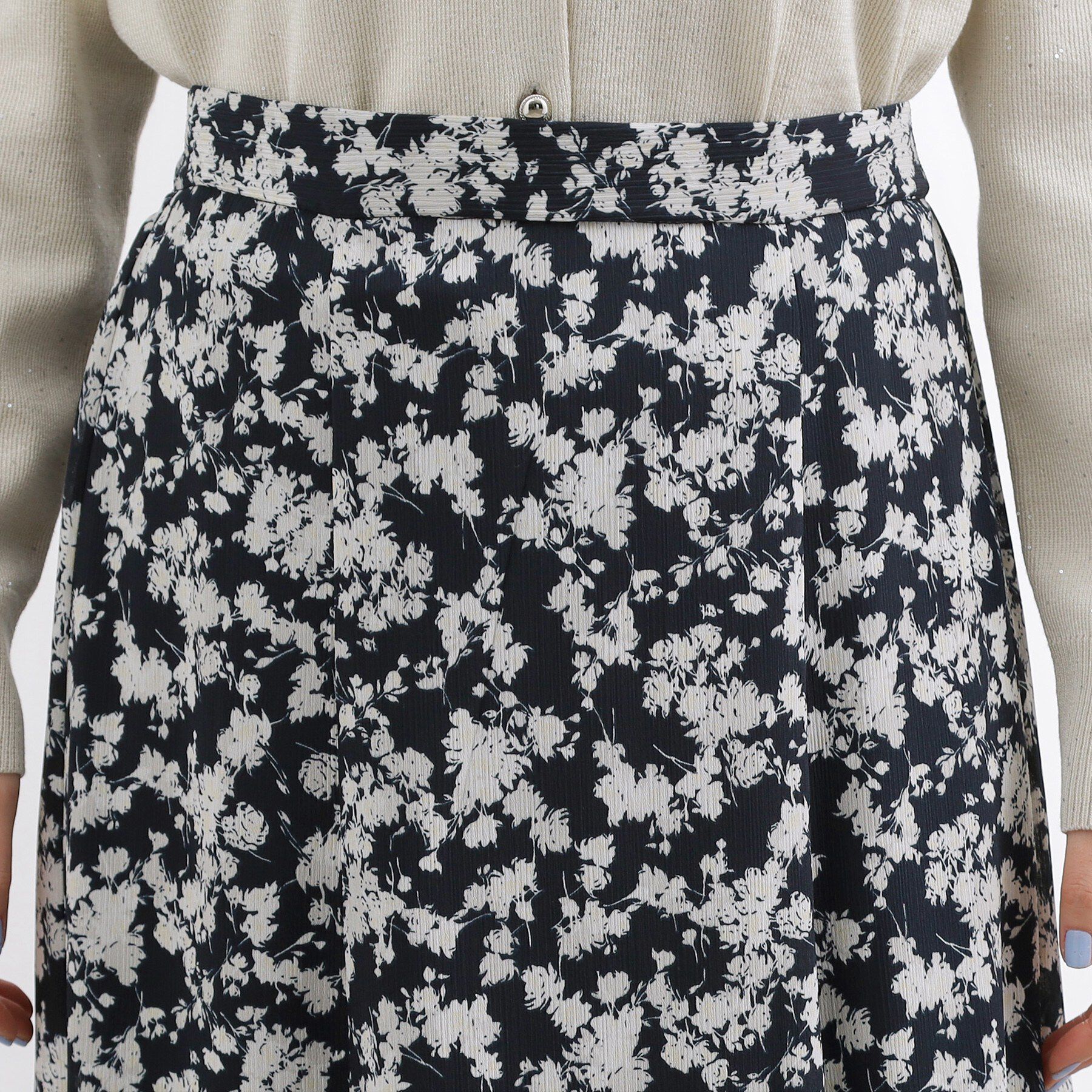 grove「フラワープリント楊柳マーメイドスカート」|スカート|