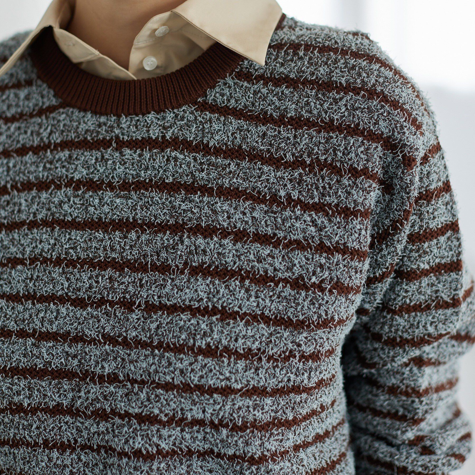 GALLEST「ファンシーヤーンボーダーニット」|ニット・セーター|